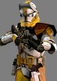 Clonetrooper The of blaster fire echoes through the battlefield as Clonetroopers take aim and fire at their enemies. The