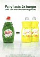 Fairy Liquid, known for its long-lasting formula, lasts twice as long as the next best-selling dish soap brand.