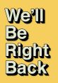 Right Back The phrase "Right Back, Right Back" echoes through the space, filling the air with a sense of urgency and