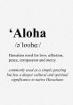 Aloha In Hawaii, the word "Aloha" is more than just a greeting—it's a way of life. The of "Aloha" carries with it a sense