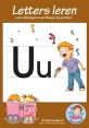 Kids learning the letter "U" with fun exercises and activities on a colorful educational page.