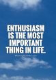 Enthusiasm The first that comes to mind when thinking about enthusiasm is the iconic theme from ESPN. The lively and