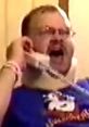 Tourettes Guy passionately yelling on the phone while wearing a neck brace, showcasing his signature humorous outbursts.