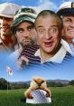 A humorous collage featuring iconic characters from "Caddyshack," showcasing golf-themed antics and fun.