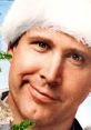 Clark W. Griswold's cheerful expression in a Santa hat, capturing the holiday spirit from a classic Christmas movie.