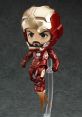 Nendoroid Iron Man figure in vibrant red and gold armor, showcasing dynamic pose and intricate detailing for collectors.