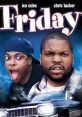 Ice Cube and Chris Tucker in the iconic comedy "Friday," showcasing their memorable characters and classic street style.