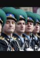 Russian soldiers in ceremonial uniforms stand proudly, reflecting the spirit of the Russia National Anthem.