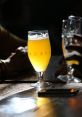 Golden beer in a stylish glass on a wooden table, capturing the essence of craft brews and the Dunk Effect.