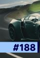 Sleek black sports car racing on a winding road, showcasing dynamic motion and powerful car effects. #188