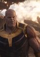 Thanos stands menacingly in a battle-worn landscape, showcasing his imposing figure and complex character in "The Old Man.