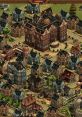 Colonial Age urban architecture with detailed buildings and greenery, showcasing strategic city planning in Age of Empires.