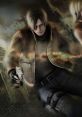 Leon S. Kennedy takes aim with a pistol in a gritty scene from Resident Evil, showcasing intense action and adventure.