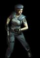 Jill Valentine from Resident Evil preparing for action, wearing her tactical outfit and holding a firearm confidently.