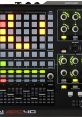 APC40 Ableton controller featuring illuminated pads, track selection, and knobs for enhanced music production and performance.