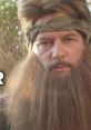 Joe Dirt-style prank call character with a long beard and headband, evoking humor and nostalgia from the iconic film.