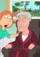 Lois Griffin comforts Carter Pewterschmidt in a cozy setting, highlighting their complex family dynamics on Family Guy.