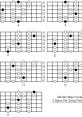 Chord diagrams for A Flat Major and G# Major scales, 3 notes per string, ideal for guitar learners and music theory.