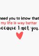 I Need To Know The first to fill the room is that of a voice, clear and urgent. "I need to know," it says, the words