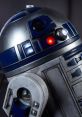 Close-up of R2-D2, featuring its iconic metallic design and glowing red indicator, showcasing beloved droid detail.