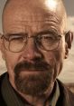 Walter White from Breaking Bad, showcasing his intense expression and iconic look, embodying the transformation of his character.