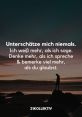 Denkst The first resonates with a deep intensity, asking, "Wer bist du wer du denkst?" This questioning tone brings to mind