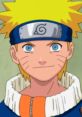 Naruto Uzumaki smiles confidently, showcasing his iconic headband and spiky yellow hair in a vibrant anime style.