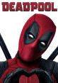 Deadpool making a heart shape with his hands, showcasing his iconic costume and playful attitude from the movie.