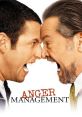 Two men confront each other intensely, embodying the comedic chaos of the "Anger Management" movie.