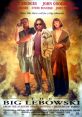 The Big Lebowski" movie poster featuring Jeff Bridges, John Goodman, and memorable characters in a surreal background.