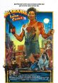 Big Trouble in Little China movie poster featuring Jack Burton with a gun amidst a vibrant, dynamic urban backdrop.