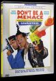 Special edition DVD cover of "Don't Be A Menace To South Central" featuring Shawn and Marlon Wayans with humorous props.