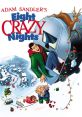 Adam Sandler's *Eight Crazy Nights* featuring festive chaos, humor, and iconic animated characters in a wintery scene.