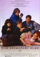 The Breakfast Club movie poster featuring iconic characters in a dramatic group pose, highlighting themes of youth and self-discovery.