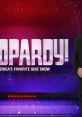 Iconic "Jeopardy!" logo with host showcasing America's favorite quiz show, featuring vibrant colors and engaging visuals.