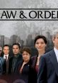 Cast of Law & Order showcases iconic characters in a dramatic urban backdrop, reflecting legal and crime themes.