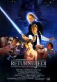 Star Wars: Episode VI - Return of the Jedi movie poster featuring key characters in an iconic space setting.