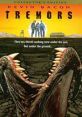 Collector's Edition cover of "Tremors" featuring giant underground creatures and main characters in a desert setting.