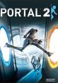 Portal 2 artwork featuring iconic robots navigating portals in a futuristic environment. Experience the puzzle adventure!