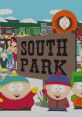 Cartman, Stan, and Kenny celebrate in front of the iconic South Park sign, capturing the show's humor and charm.