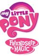 My Little Pony logo featuring vibrant colors and the tagline "Friendship is Magic," emphasizing friendship and adventure.