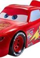 Lightning McQueen, the iconic red race car from Cars, featuring detailed design and lightyear tires, ready to race.