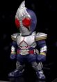 Kamen Rider figure from 仮面ライダーシリーズ 8, showcasing detailed design and iconic red eyes, perfect for collectors.