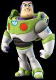 Buzz Lightyear in a heroic pose, showcasing his iconic space suit and confident expression from the beloved Toy Story franchise.