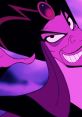 Jafar the Sorcerer grins menacingly, showcasing his dark magic and iconic purple color palette.