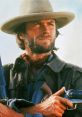 Clint Eastwood as Josey Wales, a determined cowboy with a rifle and revolvers, embodying the spirit of the Wild West.