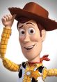 Sheriff Woody tipping his cowboy hat, showcasing his iconic cowboy outfit and friendly smile from the Toy Story franchise.