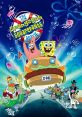 SpongeBob and Patrick joyfully drive a giant burger in a scene from *The SpongeBob SquarePants Movie (2004)*.