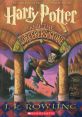 Cover art of 'Harry Potter and the Sorcerer's Stone' featuring Harry on a broomstick with magical elements in the background.