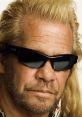 Dog the Bounty Hunter with his signature sunglasses and iconic blonde hairstyle, known for his bounty hunting adventures.